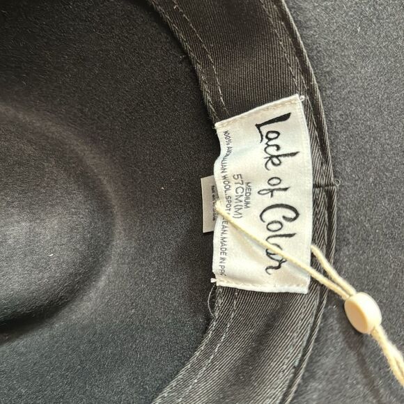 THE GROVE HAT IN BLACK LACK OF COLOR VARIOUS SIZES - Picture 13 of 14